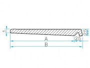 Vierteaguas Hormigon Polimero con pendiente
