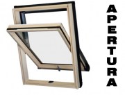 Ventana de tejado Roto R45 Apertura Pivotante