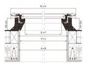 Dakea Azure Ventana Horizontal Plana