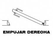 Puerta Invisble Rasoparete Empujar Derecha