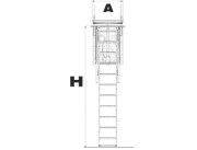 Escalera Escamoteable Electrica de tijera