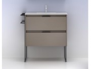 Mueble de Baño Keiko Fume Arenado 80 ó 100
