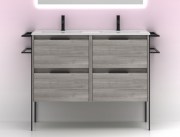 Mueble de Baño Keiko Gris Arenado 120