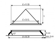 Medidas claraboyas piramidales