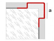 Novoescuadra Acero Inox Plus Esquina Brillo
