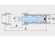 Estructura de puerta corredera Para placa de yeso laminado PYL pladur