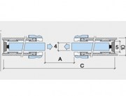 Estructura de puerta corredera Para placa de yeso laminado PYL pladur