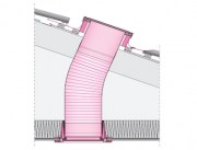 Lucerna con cristal y tubo flexible