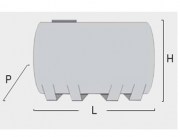 Deposito Exterior de Polietileno para agua