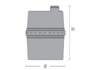 Deposito Enterrar o Exterior de Polietileno para agua