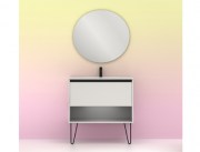 Mueble de Baño Yoko Blanco Brillo 80