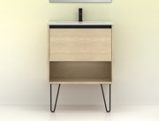 Mueble de Baño Yoko Roble arenado
