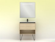 Mueble de Baño Yoko Roble arenado 60